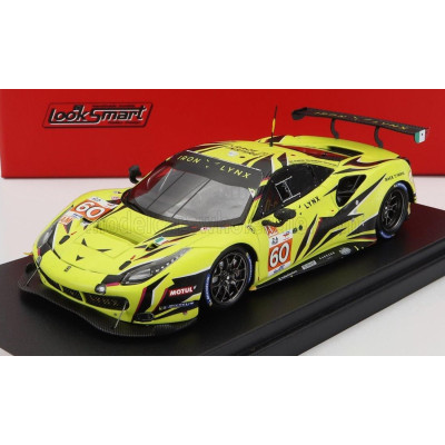 LOOKSMART FERRARI 488 GTE EVO 3.9L TURBO V8 TEAM IRON LYNX N 60 24h LE MANS 2022 C.SCHIAVONI - A.BALZAN - R.GIAMMARIA - YELLOW B