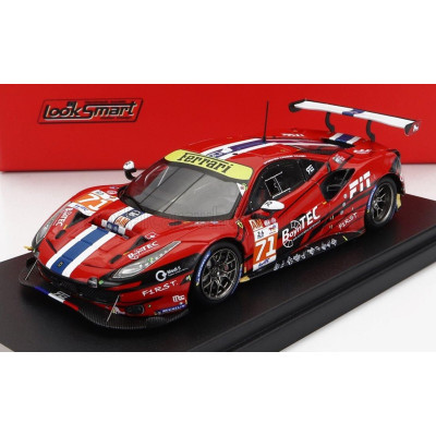 LOOKSMART FERRARI 488 GTE EVO 3.9L TURBO V8 TEAM SPIRIT OF RACE N 71 24h LE MANS 2022 F.DEZOTEUX - P.RAGUES - G.AUBRY - RED 1/43