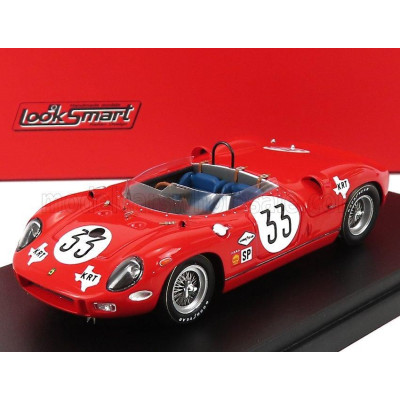 LOOKSMART FERRARI 275P SPIDER N 33 12h SEBRING 1965 U.MAGLIOLI - G.BAGHETTI - RED 1/43
