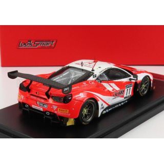 LOOKSMART FERRARI 488 GT3 EVO TEAM KESSEL RACING N 11 24h SPA 2021 D.FUMANELLI - G.RODA - T.KOHMANN - RED FLUO WHITE 1/43