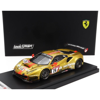 LOOKSMART FERRARI 488 GT3 EVO 3.9L TURBO V8 TEAM OCTANE126 SERLIANA N 26 POLE POSITION 24h NURBURGRING 2022 BJORN GROSSMANN - JO