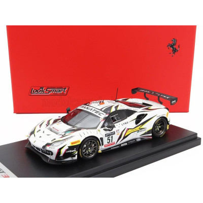 LOOKSMART FERRARI 488 GT3 EVO 3.9L TURBO V8 TEAM IRON LYNX N 51 9th 24h SPA 2022 JAMES CALADO - MIGUEL MOLINA - NICKLAS NIELSEN