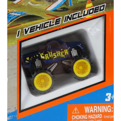 MAISTO ACCESSORIES DIORAMA - SET BUILD MONSTER TRUCK ARENA - GREY BLUE 1/43