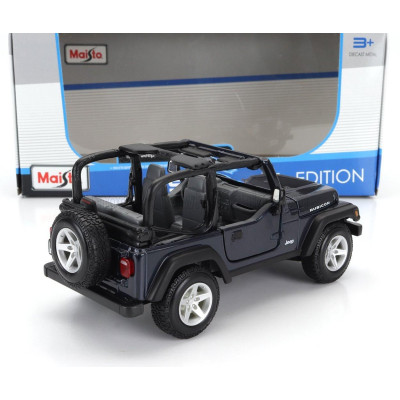 MAISTO JEEP WRANGLER RUBICON OPEN 2012 - BLUE MET 1/27