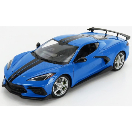 MAISTO CHEVROLET CORVETTE STINGRAY 2020 - BLUE 1/18