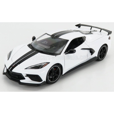 MAISTO CHEVROLET CORVETTE STINGRAY 2020 - WHITE 1/18