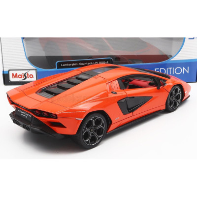 MAISTO LAMBORGHINI COUNTACH LPi 800-4 2021 - ORANGE 1/18