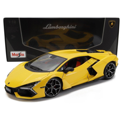 MAISTO LAMBORGHINI REVUELTO HYBRID 2023 - EXCLUSIVE CARMODEL - GIALLO INTI - YELLOW 1/18