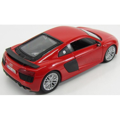 MAISTO AUDI R8 V10 PLUS COUPE 2015 - RED CARBON 1/24