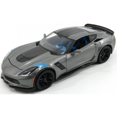 MAISTO CHEVROLET CORVETTE GRAND SPORT 2017 - GREY MET 1/24