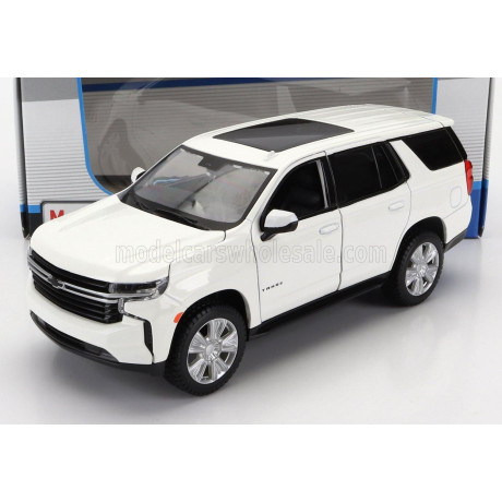 MAISTO CHEVROLET TAHOE SUV 2021 - WHITE 1/26