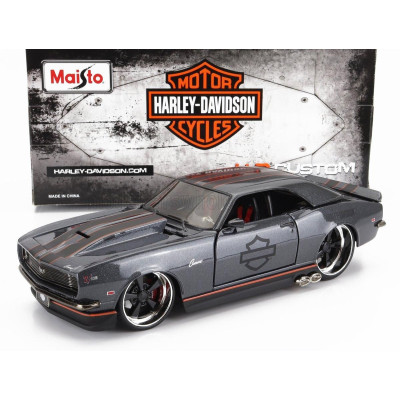 MAISTO CHEVROLET CAMARO Z/28 COUPE CUSTOM 1968 - GREY 1/24