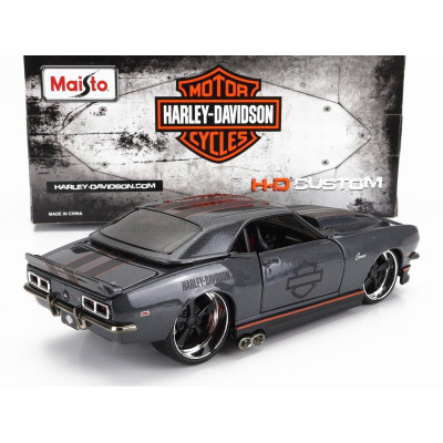 MAISTO CHEVROLET CAMARO Z/28 COUPE CUSTOM 1968 - GREY 1/24