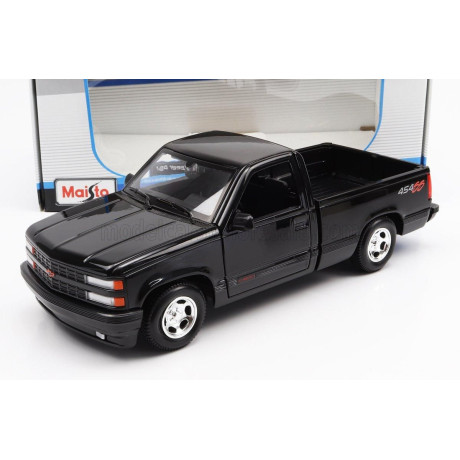 MAISTO CHEVROLET 454 SS PICK-UP 1993 - BLACK 1/24