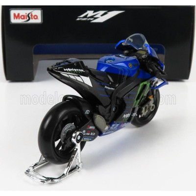 MAISTO YAMAHA YZR-M1 TEAM YAMAHA MONSTER ENERGY N 21 MOTOGP SEASON 2022 FRANCO MORBIDELLI - BLUE 1/18