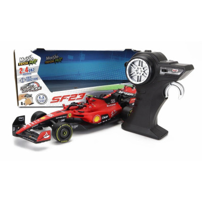 MAISTO FERRARI F1  SF-23 TEAM SCUDERIA FERRARI N 55 SEASON 2023 CARLOS SAINZ - RED BLACK 1/24