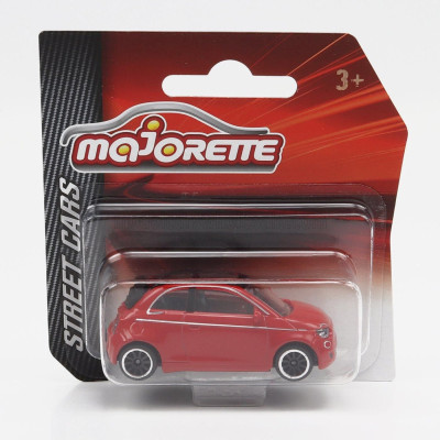 MAJORETTE FIAT 500e ELECTRIC CAR CABRIOLET OPEN 2020 - RED 1/64