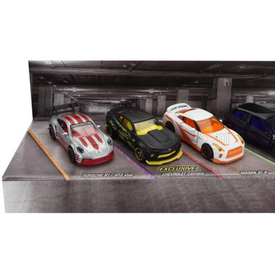 MAJORETTE PORSCHE SET 5X 911 992 GT3 CUP - CHEVROLET CAMARO - NISSAN GT-R - RENAULT CLIO 16V - BUGATTI CHIRON PUR SPORT - VARIOU