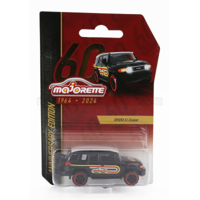 MAJORETTE TOYOTA FJ CRUISER 2007 - BLACK WHITE 1/64