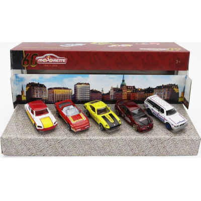 MAJORETTE ALFA ROMEO SET ASSORTMENT 5 CARS PIECES - 60th ANNIVERSARY - VARIOUS 1/64