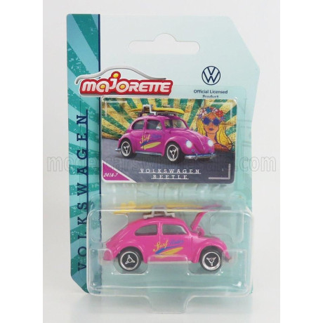 MAJORETTE VOLKSWAGEN BEETLE KAFER MAGGIOLINO 1959 - PINK 1/64