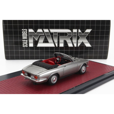 MATRIX SCALE MODELS ALFA ROMEO GIULIA GTC CABRIOLET OPEN 1964 - SILVER 1/43