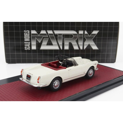 MATRIX SCALE MODELS ALFA ROMEO 2600 SPIDER CABRIOLET OPEN 1962 - WHITE 1/43