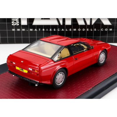 MATRIX SCALE MODELS ASTON MARTIN V8 ZAGATO 1986 - RED 1/43
