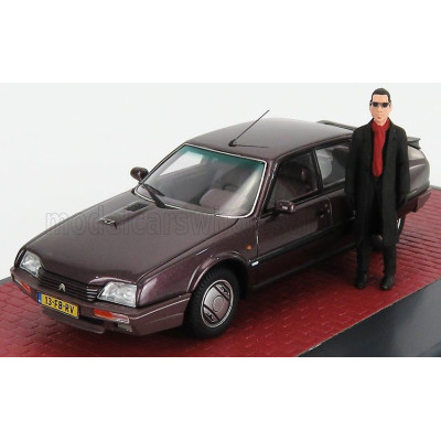 MATRIX SCALE MODELS CITROEN CX GTI TURBO II 1986 WITH FIGURE JULES D.ROTTERDAM - BORDEAUX 1/43