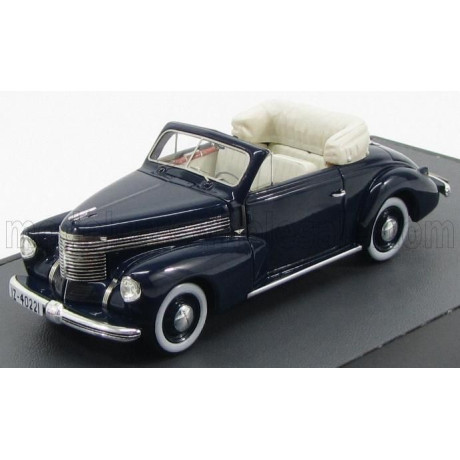 MATRIX SCALE MODELS OPEL KAPITAN HEBMULLER CONVERTIBLE 1940 - BLUE 1/43