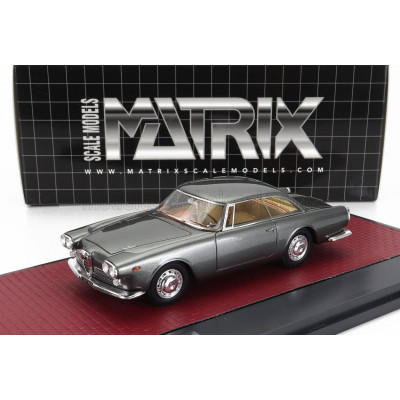 MATRIX SCALE MODELS ALFA ROMEO 2000 PRAHO TOURING 1960 - GREY 1/43