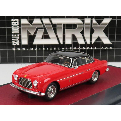 MATRIX SCALE MODELS FERRARI 212 INTER COUPE ch.191 GHIA 1952 - RED BLACK 1/43