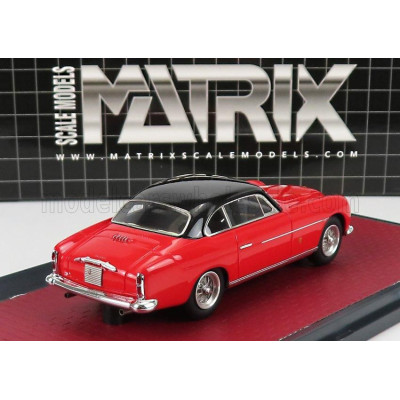 MATRIX SCALE MODELS FERRARI 212 INTER COUPE ch.191 GHIA 1952 - RED BLACK 1/43