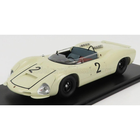 MATRIX SCALE MODELS PORSCHE 910-8 BERGSPIDER N 2 1967 - WHITE 1/18
