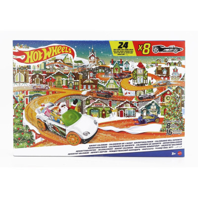 MATTEL HOT WHEELS ACCESSORIES DIORAMA - CALENDARIO DELL'AVVENTO - ADVENT CALENDAR 2023 1/64