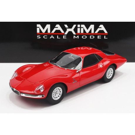 MAXIMA ALFA ROMEO GIULIA TZ2 COUPE PININFARINA 1965 - ALFA RED 1/18