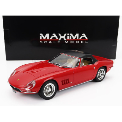 MAXIMA FERRARI 250 GT NEMBO SPIDER SOFT-TOP CLOSED NO1777GT 1965 - RED BEIGE 1/18
