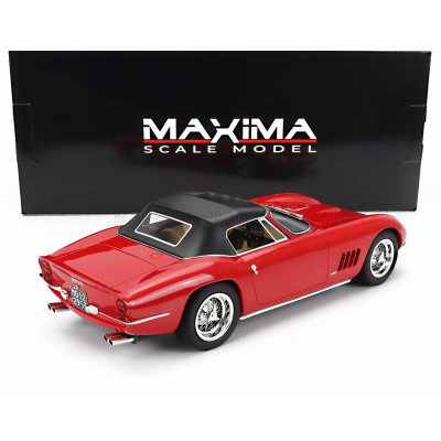 MAXIMA FERRARI 250 GT NEMBO SPIDER SOFT-TOP CLOSED NO1777GT 1965 - RED BEIGE 1/18