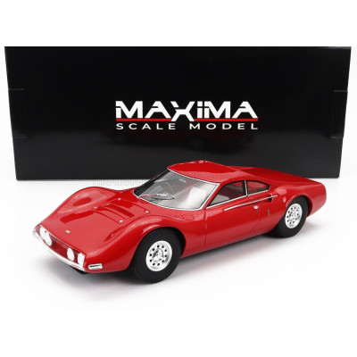 MAXIMA FERRARI DINO 206 BERLINETTA SPECIALE PININFARINA 1965 - RED 1/18