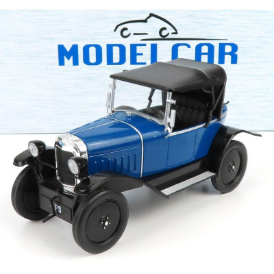 MCG OPEL 4 PS CABRIOLET CLOSED 1926 - BLUE BLACK 1/18