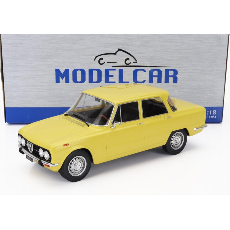 MCG ALFA ROMEO NUOVA GIULIA 1300 SUPER 1974 - YELLOW 1/18