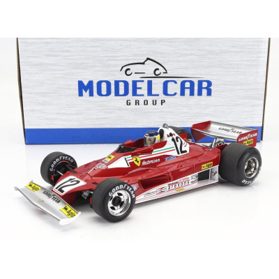 MCG FERRARI F1  312T2B TEAM SCUDERIA FERRARI SPA SEFAC N 12 3rd SWEDEN GP 1977 CARLOS REUTEMANN - RED WHITE 1/18