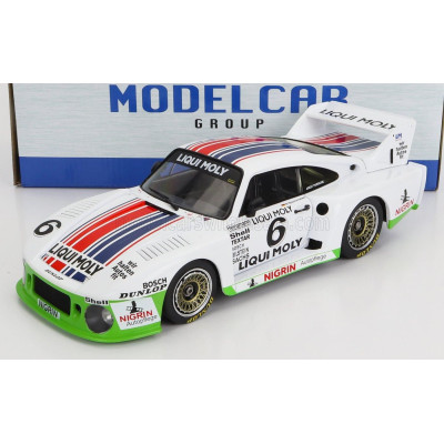 MCG PORSCHE 935J TEAM LIQUI MOLY N 6 3rd SPA FRANCORCHAMPS DRM 1980 R.STOMMELEN - WHITE GREEN 1/18