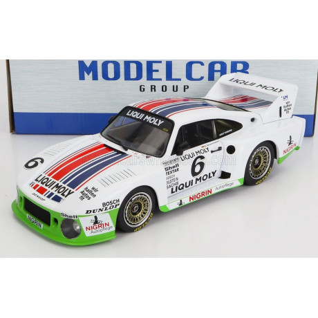 MCG PORSCHE 935J TEAM LIQUI MOLY N 6 3rd SPA FRANCORCHAMPS DRM 1980 R.STOMMELEN - WHITE GREEN 1/18