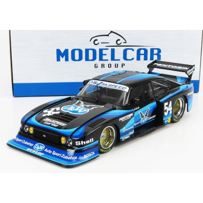 MCG FORD ENGLAND CAPRI TURBO Gr.5 TEAM D&W N 54 DRM ZOLDER 1980 H.SOLDECK - BLACK BLUE 1/18