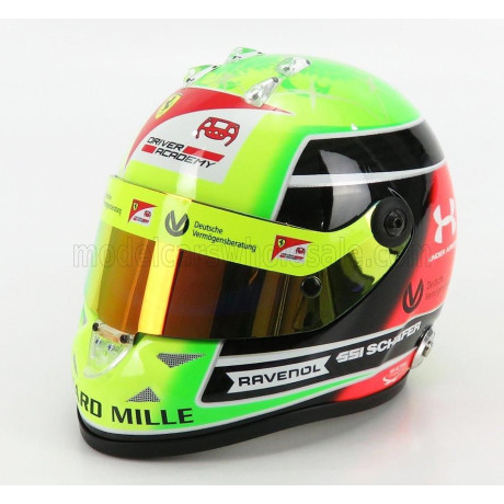 MINI HELMET SCHUBERTH HELMET F2  CASCO HELMET DALLARA TEAM PREMA RACING N 20 SEASON MICK SCHUMACHER 2020 F2 WORLD CHAMPION - YEL