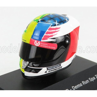 MINI HELMET SCHUBERTH HELMET F1  CASCO HELMET MILD SEVEN BENETTON B194 FORD N 5 DEMONSTRATION RUN BELGIUM SPA GP 2017 MICK SCHUM