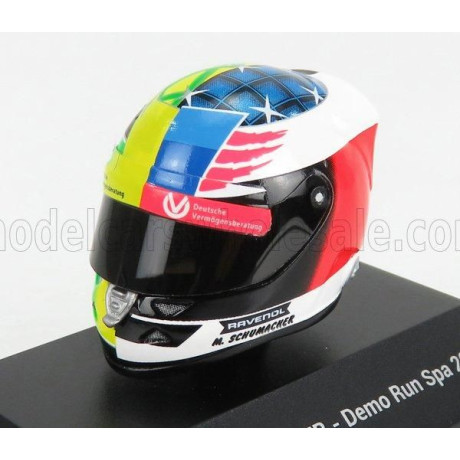 MINI HELMET SCHUBERTH HELMET F1  CASCO HELMET MILD SEVEN BENETTON B194 FORD N 5 DEMONSTRATION RUN BELGIUM SPA GP 2017 MICK SCHUM
