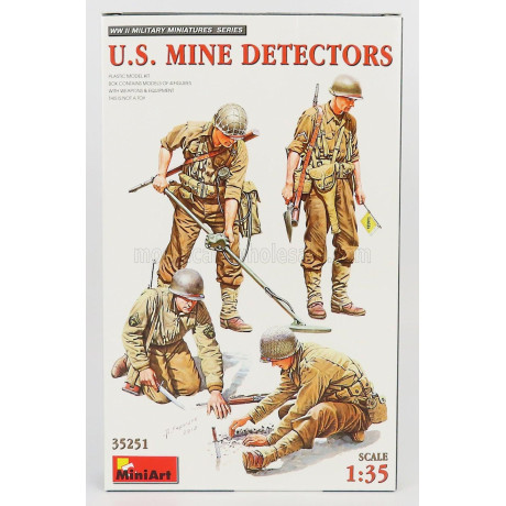 MINIART FIGURES U.S. MINE DETECTORS 1/35