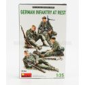 MINIART FIGURES SOLDATI - SOLDIERS MILITARY GERMAN INFANTRY AT REST 1/35